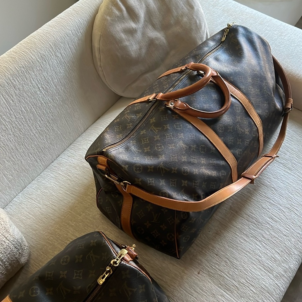 Louis Vuitton Keepall 60 Bandouliere Duffel Bag
